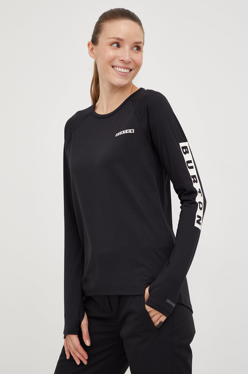 Burton longsleeve funkcyjny Roadie kolor czarny
