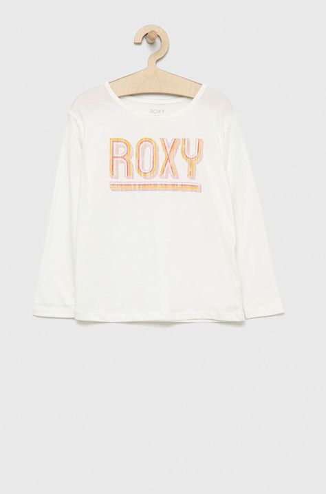 Detská bavlnená košeľa s dlhým rukávom Roxy