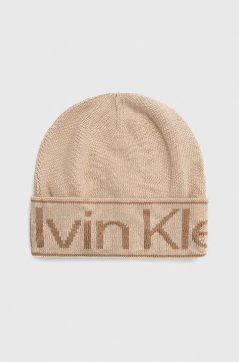 Kapa s dodatkom vune Calvin Klein