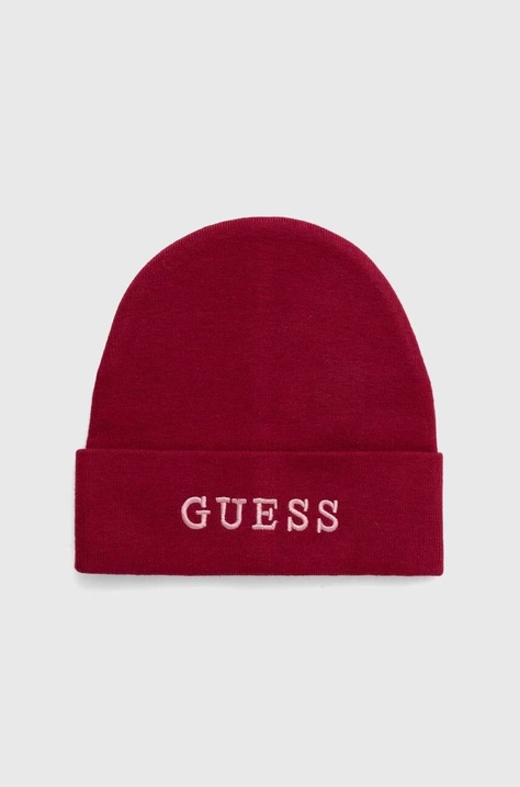 Шапка Guess цвет красный