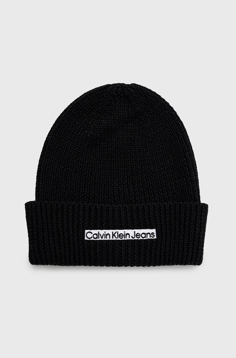 Vlněný klobouk Calvin Klein Jeans