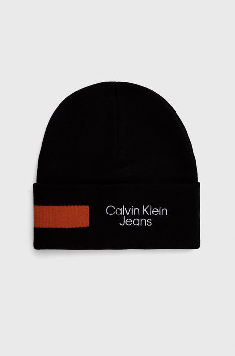Памучна шапка Calvin Klein Jeans