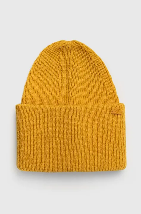 4F czapka kolor żółty
