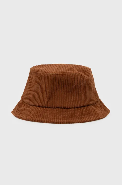 Hollister Co. kapelusz kolor brązowy