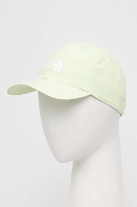 Παιδικό καπέλο μπέιζμπολ The North Face χρώμα: πράσινο
