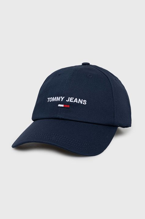 Tommy Jeans czapka bawełniana AM0AM09575.9BYY