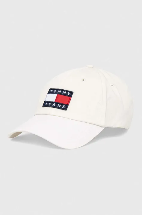 Καπέλο Tommy Jeans χρώμα: άσπρο