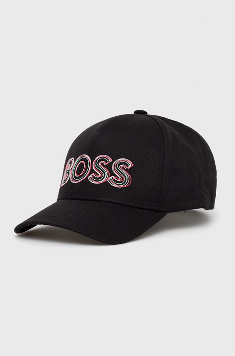 Bavlnená čiapka BOSS Boss Athleisure