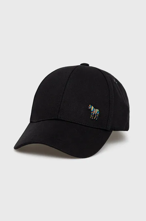 Βαμβακερό καπέλο PS Paul Smith χρώμα: μαύρο