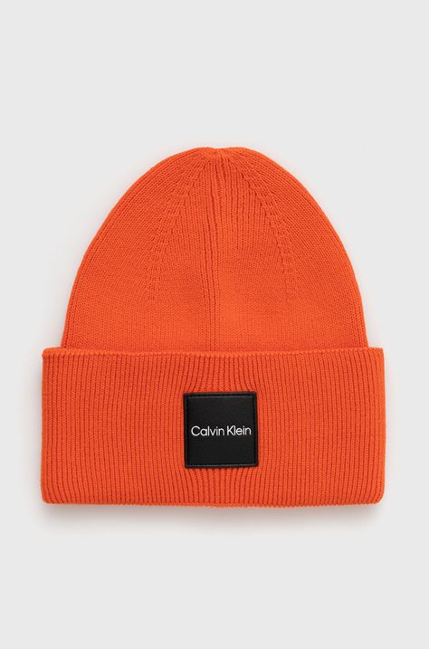 Хлопковая шапка Calvin Klein
