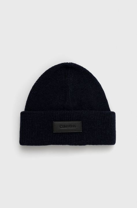 Vlněný klobouk Calvin Klein