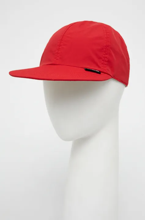 Αναστρέψιμο καπέλο του μπέιζμπολ Deus Ex Machina χρώμα: κόκκινο