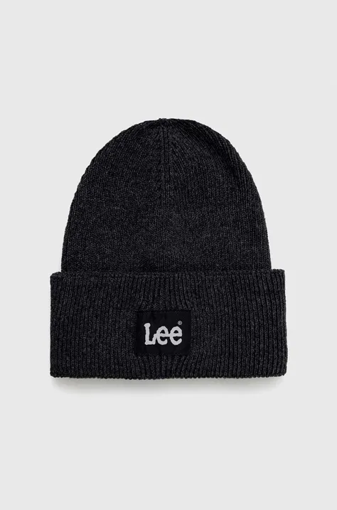 Lee czapka kolor czarny