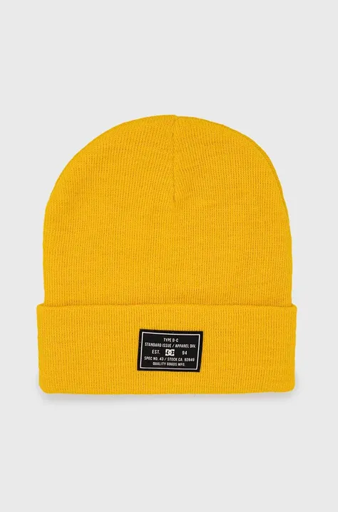 Καπέλο DC χρώμα: κίτρινο,