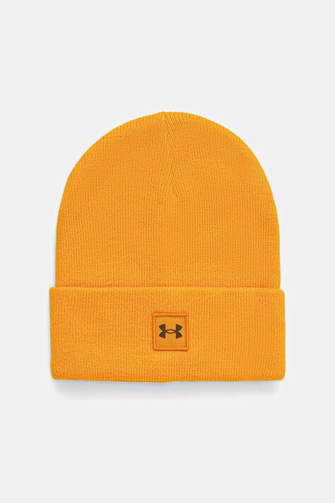 Under Armour czapka kolor pomarańczowy z grubej dzianiny 1373155