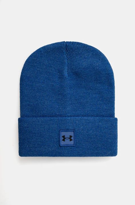 Шапка Under Armour цвет синий из толстого трикотажа 1373155