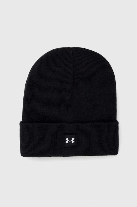 Čepice Under Armour černá barva, z husté pleteniny, 1373155