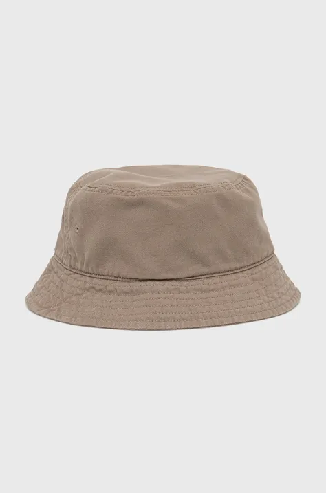 Abercrombie & Fitch kapelusz bawełniany kolor beżowy bawełniany