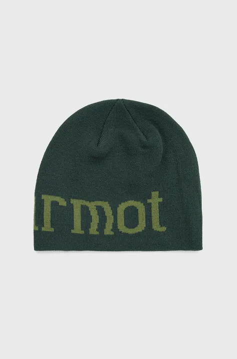 Marmot czapka kolor zielony