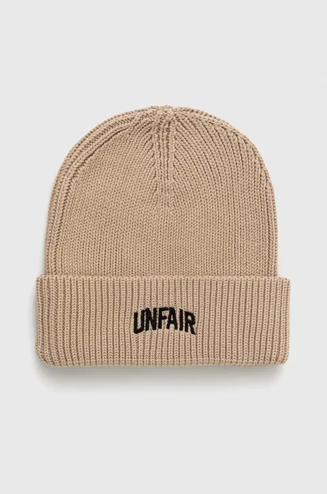 βαμβακερό καπέλο Unfair Athletics , χρώμα: μπεζ