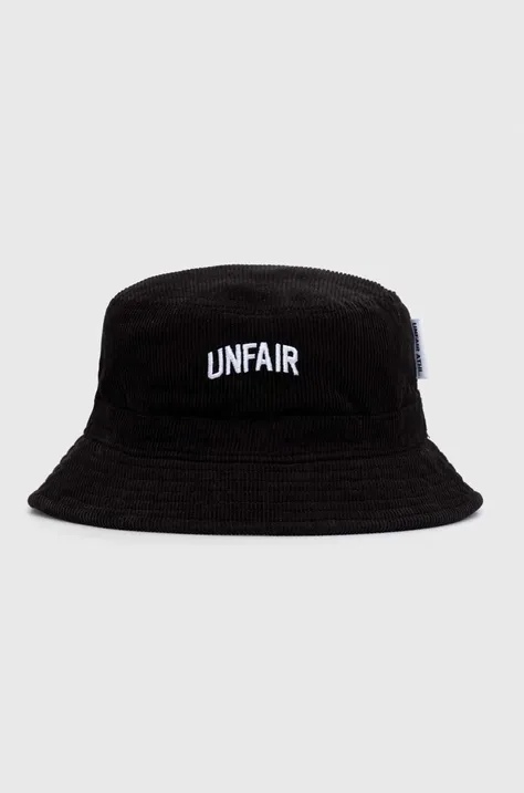 вельветовая шляпа Unfair Athletics цвет чёрный хлопковый
