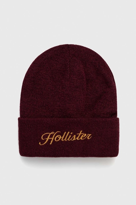 Kapa Hollister Co. bordo barva,