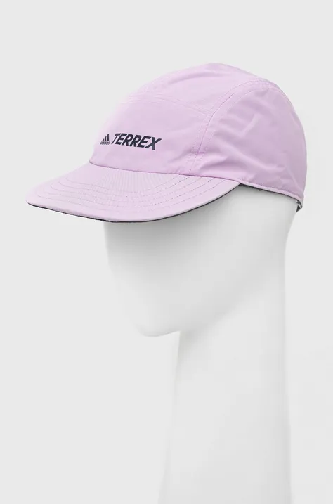 Kapa s šiltom adidas TERREX vijolična barva