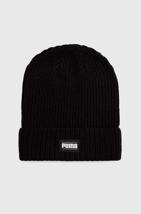 Kapa Puma boja: crna, od tanke pletenine