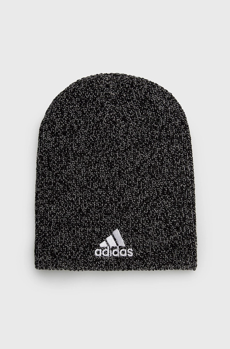 adidas caciula culoarea negru, din tesatura neteda