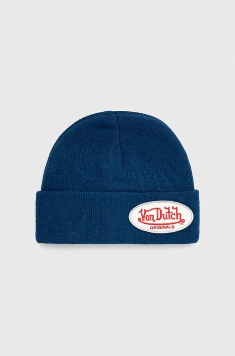 Καπέλο Von Dutch χρώμα: ναυτικό μπλε,