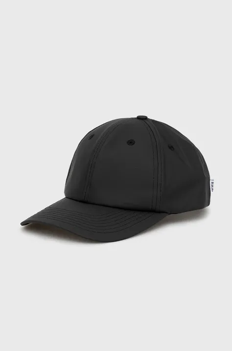 Kapa sa šiltom Rains Cap boja: crna, glatka, 13600.01-01.Black