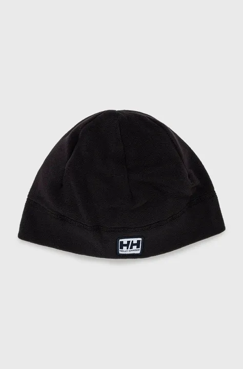 Helly Hansen czapka kolor czarny z cienkiej dzianiny
