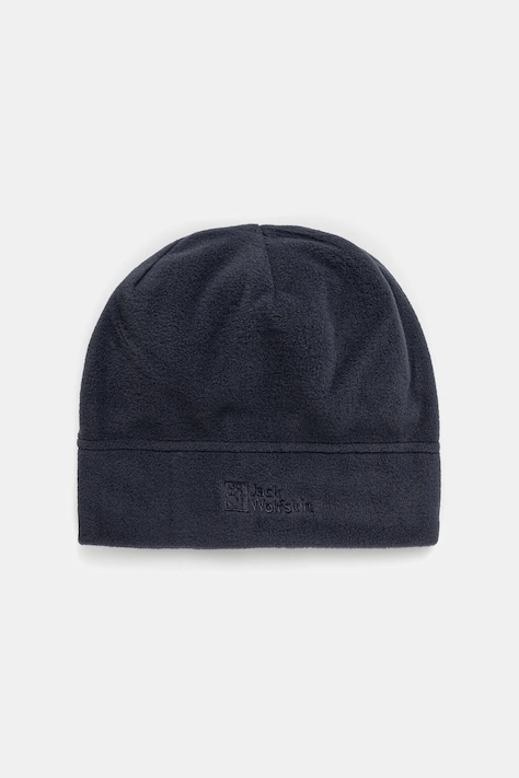 Шапка Jack Wolfskin колір синій з тонкого трикотажу