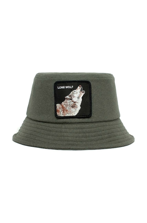 Goorin Bros palarie Wolf Heat culoarea verde, de lana