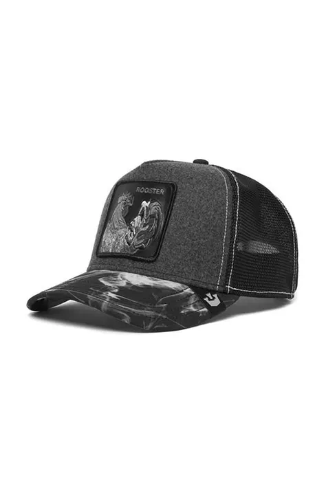 Kapa sa šiltom Goorin Bros boja: crna, s aplikacijom