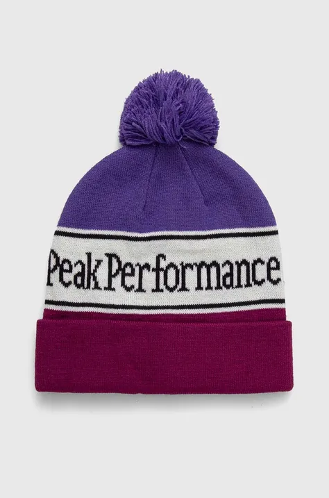 Kapa Peak Performance boja: crna, od debelog pletiva