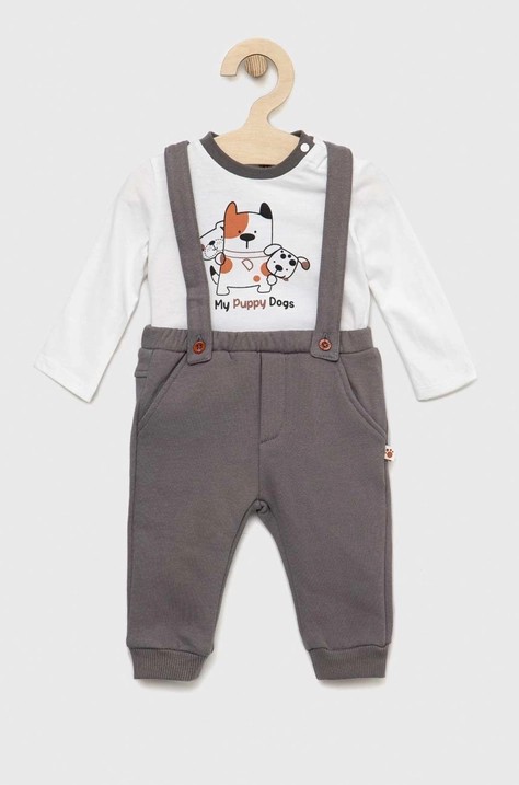 Birba&Trybeyond compleu bebe culoarea gri