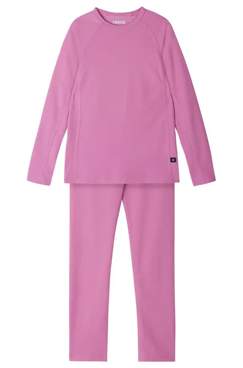 Комплект термоактивної білизни для дітей Reima колір рожевий