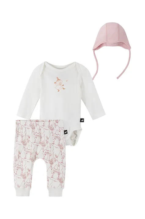 Комплект для немовлят Reima колір рожевий