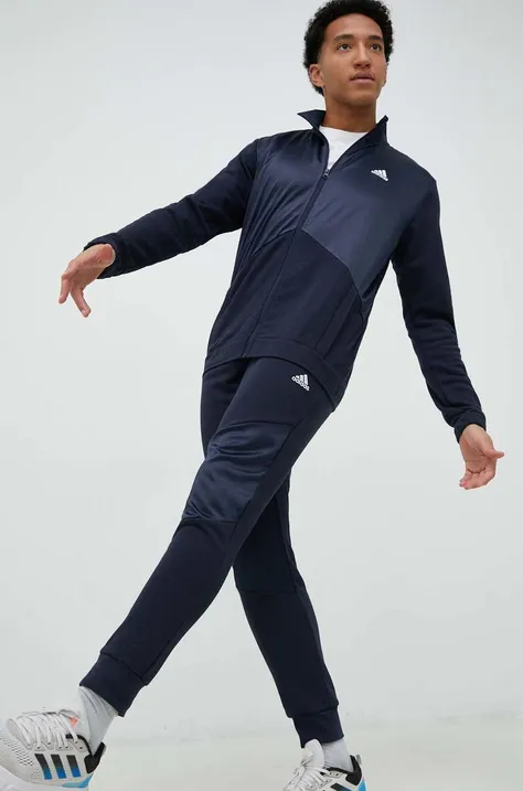 Спортивный костюм adidas Performance мужской цвет синий