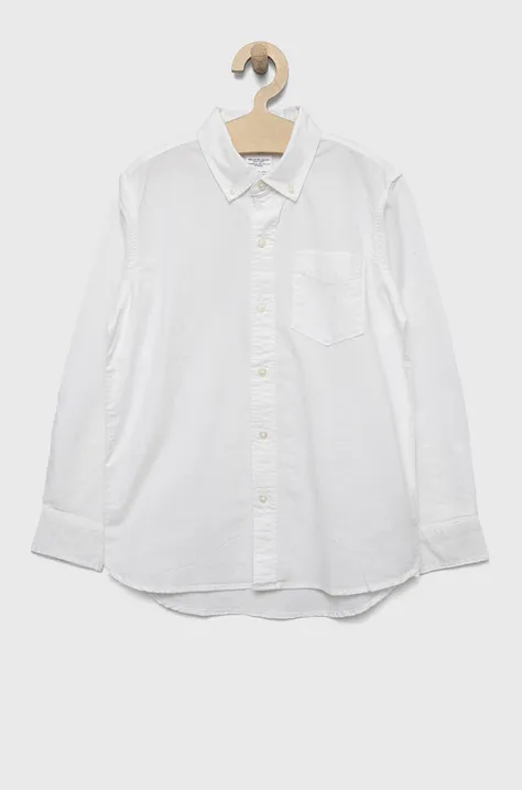 Παιδικό πουκάμισο GAP χρώμα: άσπρο