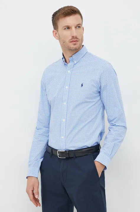 Košulja Polo Ralph Lauren za muškarce, slim, o button-down ovratnikom
