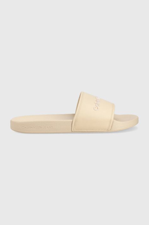 Calvin Klein Jeans papuci Slide Bold Institutional