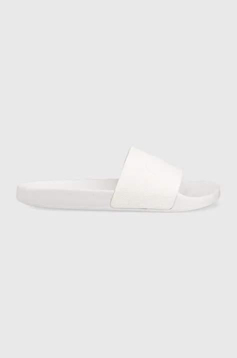 Παντόφλες Calvin Klein Pool Slide χρώμα: άσπρο