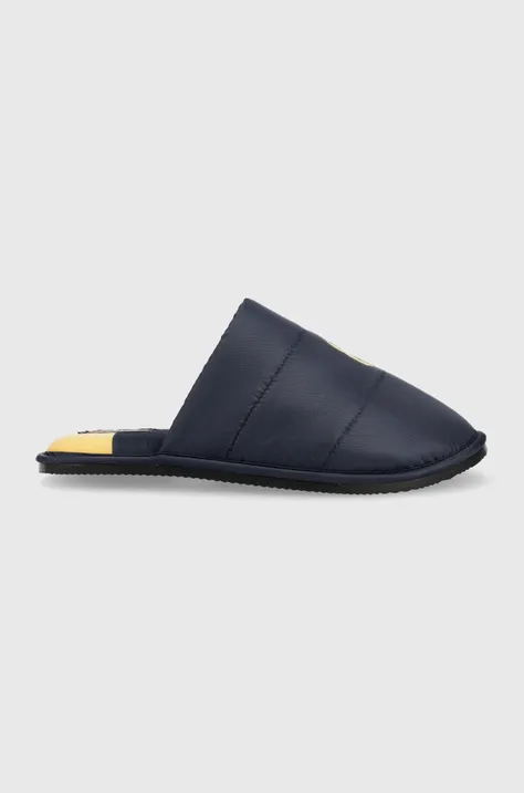 Kućne papuče Polo Ralph Lauren Klarence, boja: tamno plava