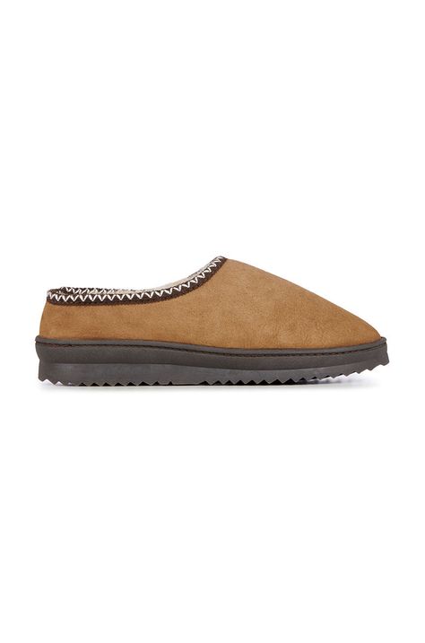 Emu Australia kapcie Platinum Outback Scuff kolor brązowy MP11874.CHES