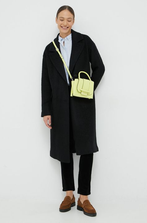 Kabát s prímesou vlny Vero Moda