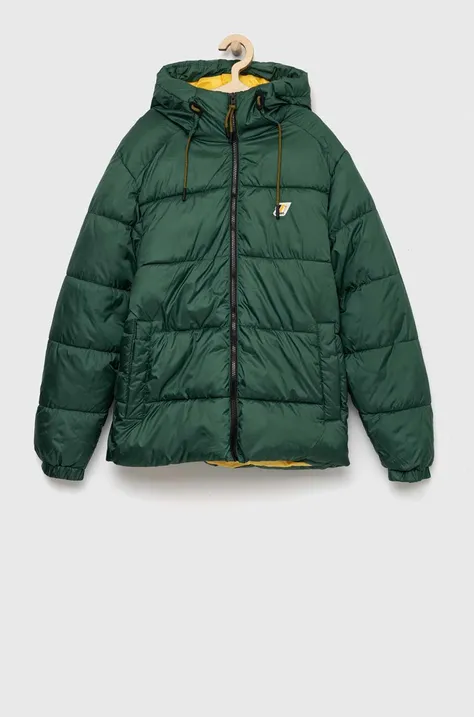Дитяча куртка Jack & Jones колір зелений