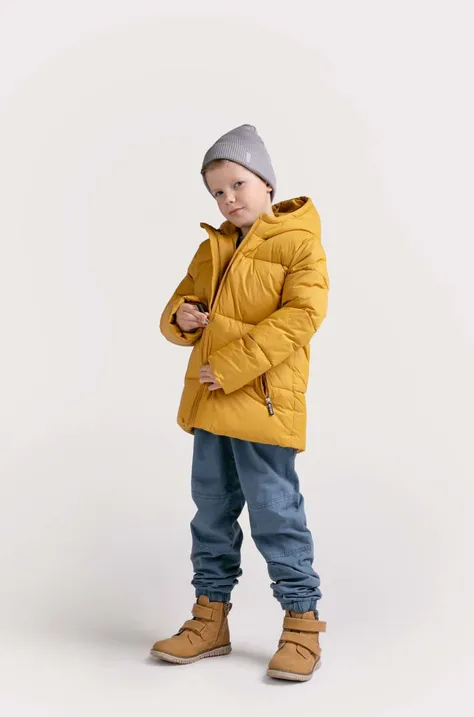 Otroška jakna Coccodrillo rumena barva