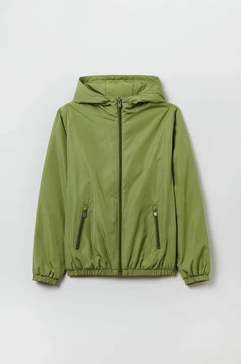 Дитяча куртка OVS колір зелений
